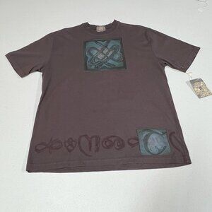 Blue Fish Fall 2000 Aubergine Short Sleeve Top
